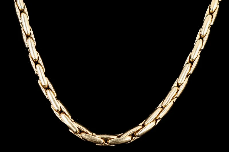 18K Yellow Gold Chain Necklace