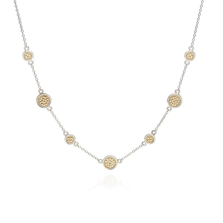 Anna Beck Classic Station Necklace, 16-18 inch - Gold Plated