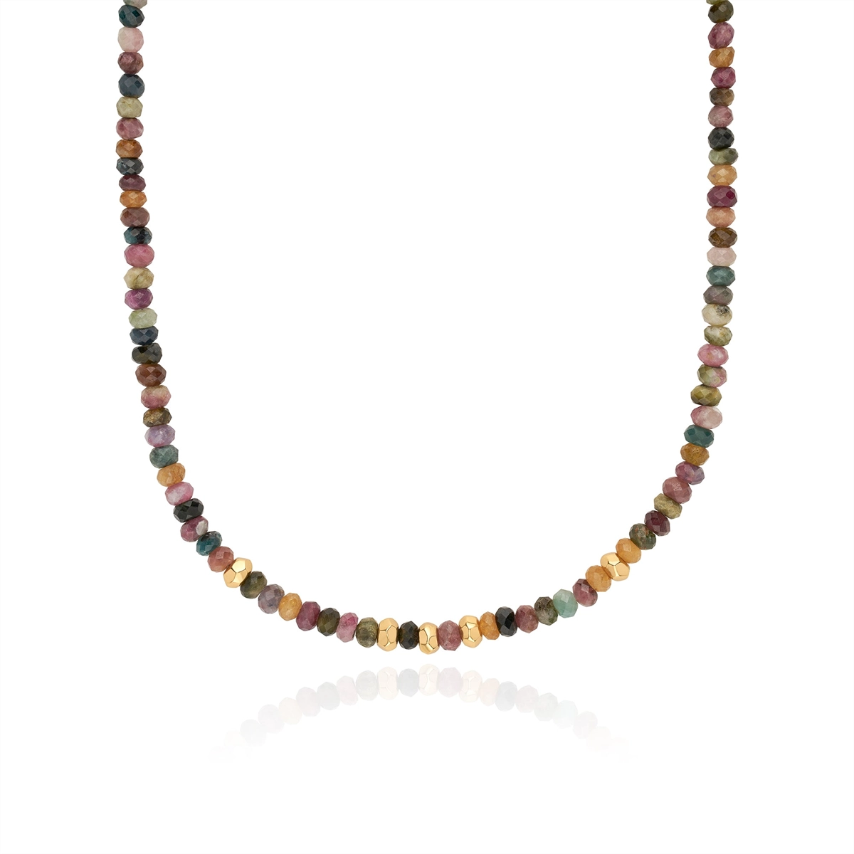 Anna Beck Tourmaline Beaded Necklace - Gold Plated