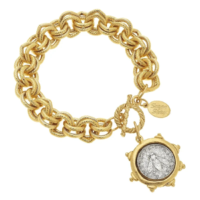 Bee Lira Chain Bracelet