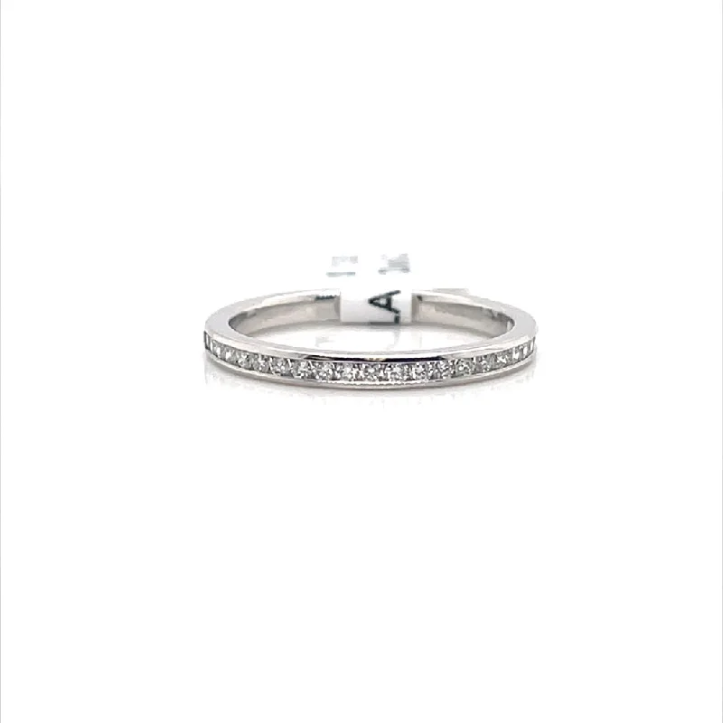 Bremer Jewelry Channel Set Diamond Wedding Ring in 950 Platinum (0.23ctw)