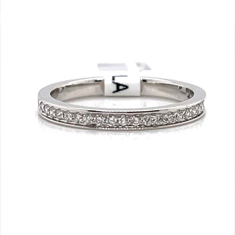 Bremer Jewelry Channel Set Diamond Wedding Ring in Platinum (0.23ctw)