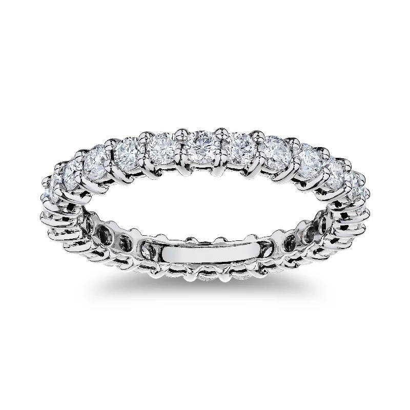 Bremer Jewelry Eternity Diamond Wedding Ring in Platinum (1.50ctw)