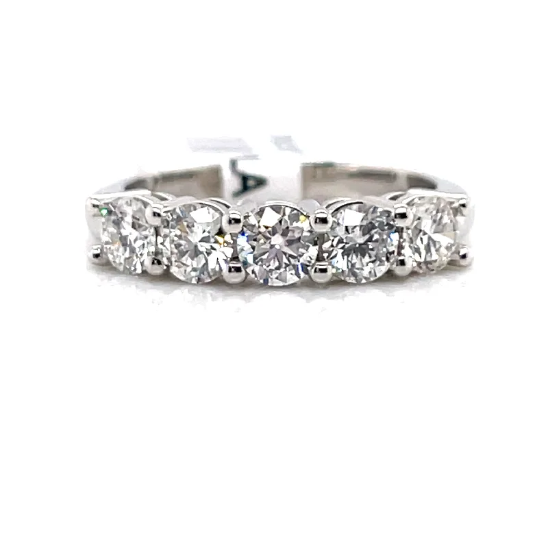 Bremer Jewelry Half Anniversary Diamond Wedding Ring in 950 Platinum (1.30ctw)