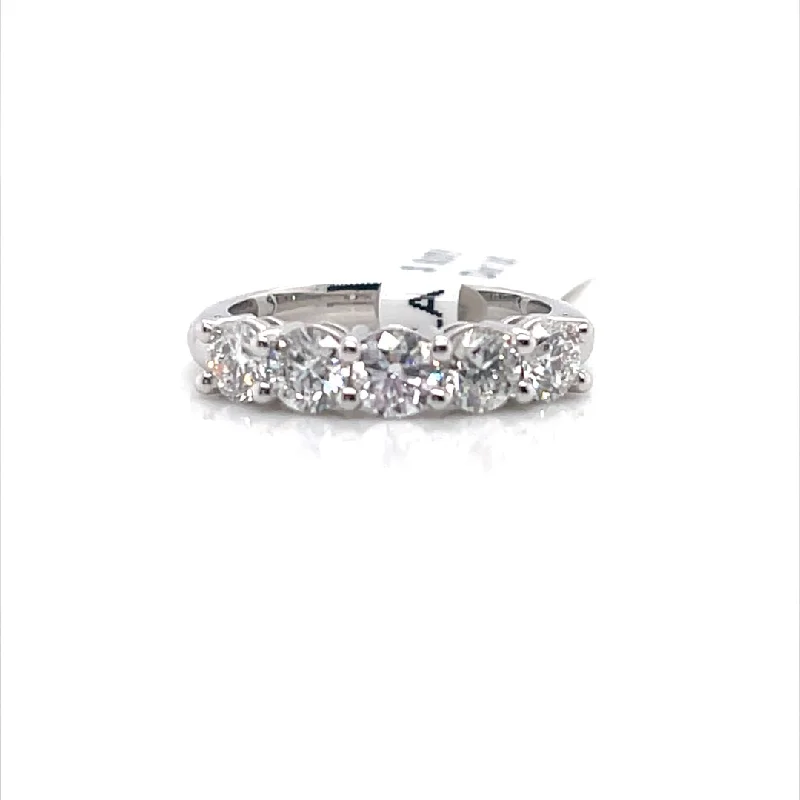 Bremer Jewelry Half Anniversary Diamond Wedding Ring in Platinum (1.60ctw)