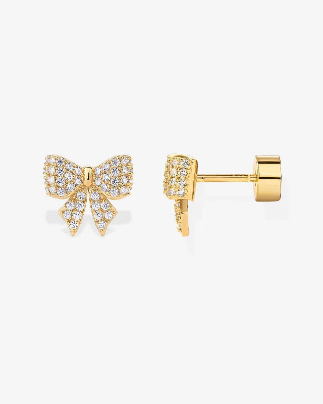 Coquette Bow Studs