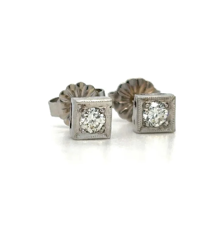 Estate Diamond Studs