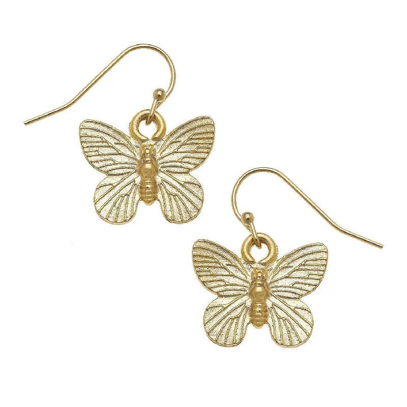 Butterfly Drop Earrings