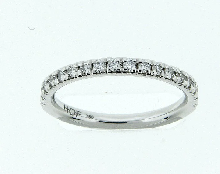 Hearts On Fire Acclaim Half Anniversary Diamond Wedding Ring in 18K White Gold (0.34ctw)