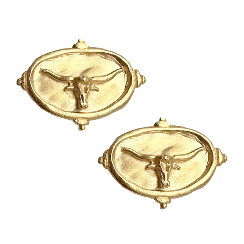 Longhorn Intaglio Studs