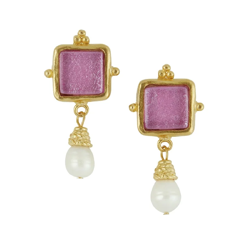 Madeline Pearl Drop Earrings