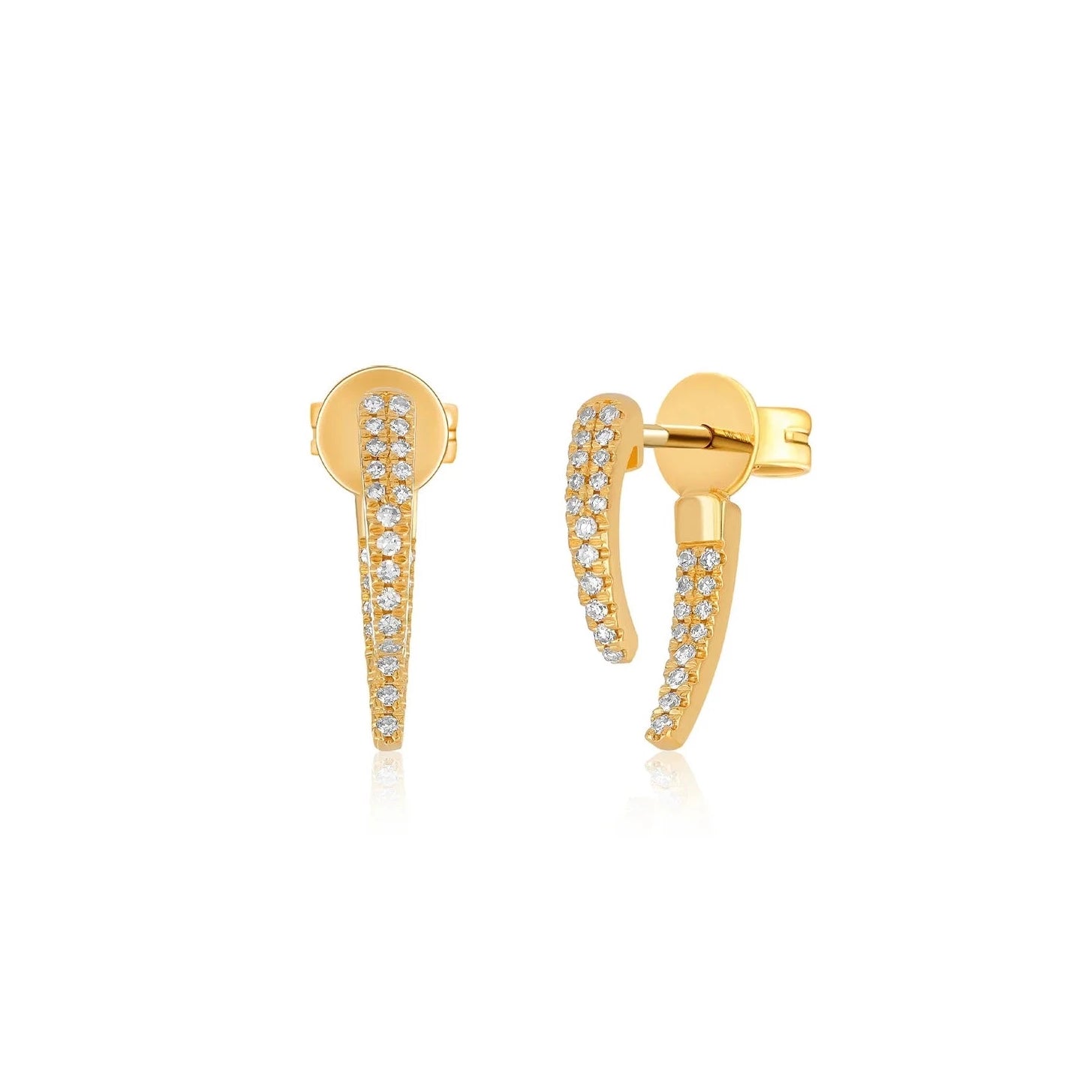 Mini Diamond Hook Earring