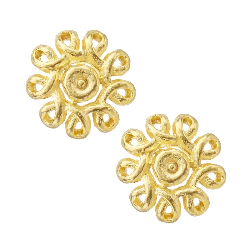 Round Hill Rosette Studs