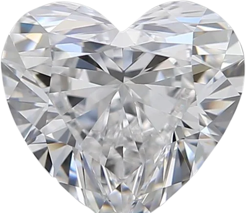 0.5 Carat D VVS2 Heart Natural Diamond