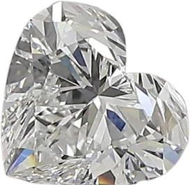 0.5 Carat E VS1 Heart Natural Diamond