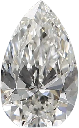 0.5 Carat H SI1 Pear Natural Diamond