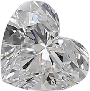 0.54 Carat E VS1 Heart Natural Diamond