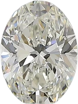 0.58 Carat I IF Oval Natural Diamond