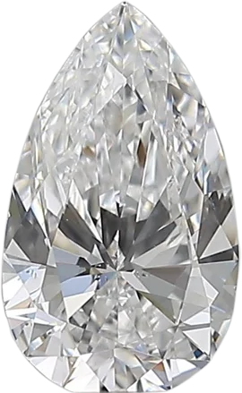 0.59 Carat D SI1 Pear Natural Diamond