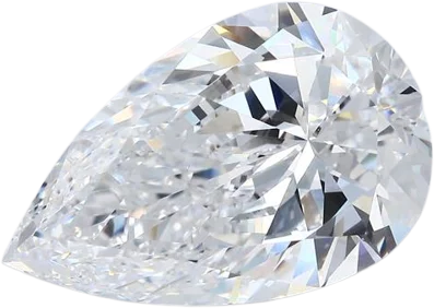 0.71 Carat E VS1 Pear Natural Diamond