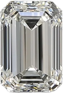 0.72 Carat H VS2 Emerald Natural Diamond