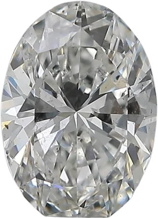 0.72 Carat G SI1 Oval Natural Diamond