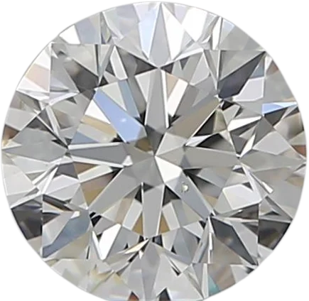 0.72 Carat J SI1 Round Natural Diamond