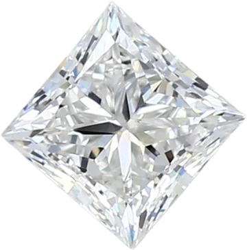 0.9 Carat H VS2 Princess Natural Diamond