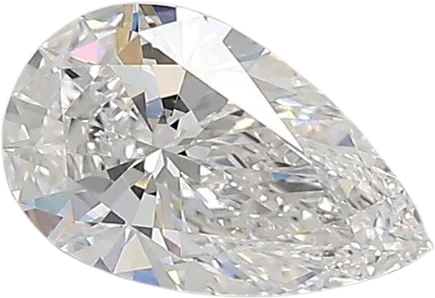 0.91 Carat D vvs1 Pear Lab Diamond