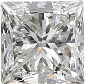 0.91 Carat H VS2 Princess Natural Diamond