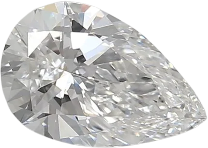 0.96 Carat D vvs2 Pear Lab Diamond