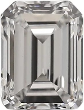 1 Carat D vvs2 Emerald Lab Diamond