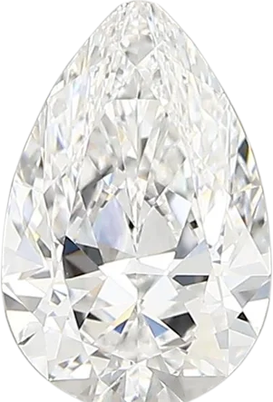 1 Carat D vvs2 Pear Lab Diamond