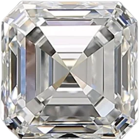 1.01 Carat G VVS1 Asscher Natural Diamond