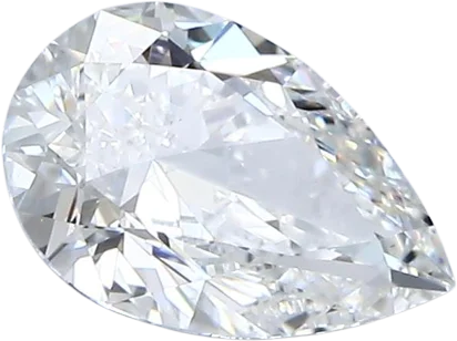 1.01 Carat F VS1 Pear Natural Diamond