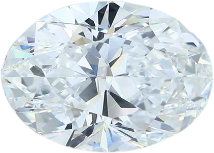 1.05 Carat E VVS1 Oval Treated Natural Diamond