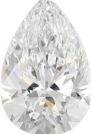 1.23 Carat D vs1 Pear Lab Diamond