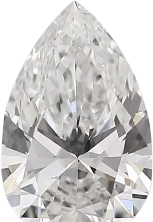 1.28 Carat E vvs2 Pear Lab Diamond