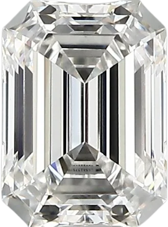 1.29 Carat F vs1 Emerald Lab Diamond