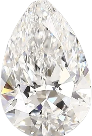 1.31 Carat D vvs2 Pear Lab Diamond