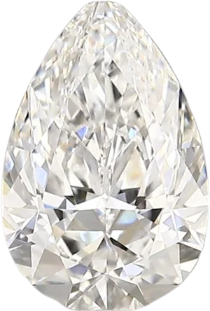 1.33 Carat E vvs2 Pear Lab Diamond