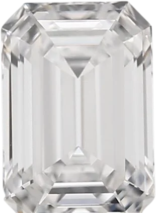 1.36 Carat E vvs1 Emerald Lab Diamond