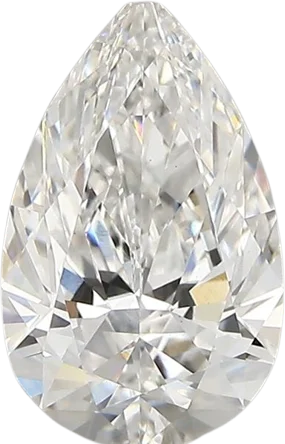 1.38 Carat E vs1 Pear Lab Diamond