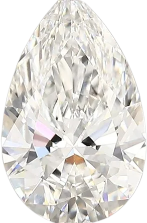 1.38 Carat E vs2 Pear Lab Diamond