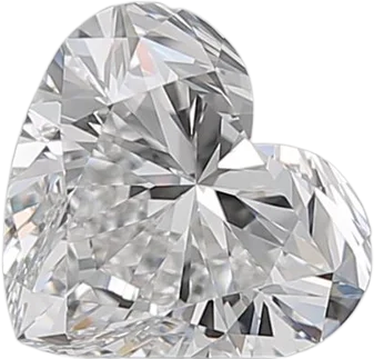 1.5 Carat E VVS2 Heart Natural Diamond