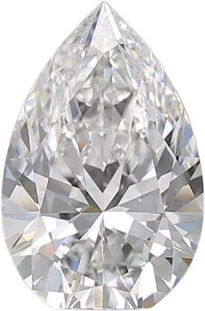 1.5 Carat E VVS1 Pear Natural Diamond