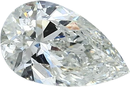 1.5 Carat J SI2 Pear Natural Diamond