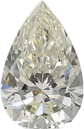 1.51 Carat L VVS2 Pear Natural Diamond