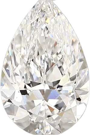 1.55 Carat D vvs1 Pear Lab Diamond