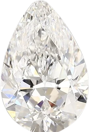 1.57 Carat D vvs2 Pear Lab Diamond